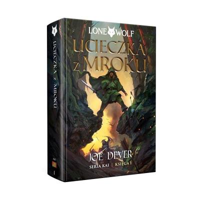 Seria Kai Księga I Lone Wolf 1: Ucieczka z mroku. Autor: Joe Dever. SmakLiter.pl Okładka książki Seria Kai Księga I Lone Wolf 1: Ucieczka z mroku