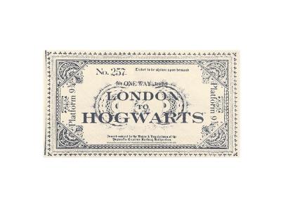 Opakowanie Serwetki Harry Potter Bilet London to Hogwarts