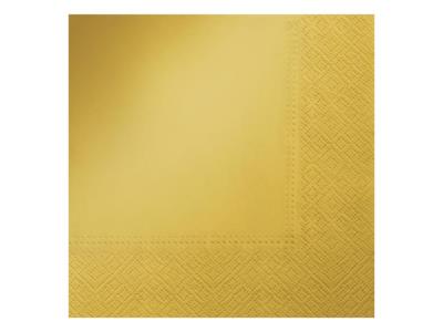 Opakowanie Serwetki jednokolorowe złote 33x33 SDL552408