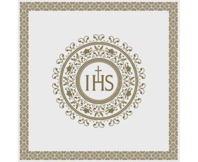Opakowanie Serwetki Komunia IHS złoty 33x33cm 20szt
