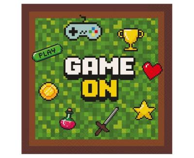 Opakowanie Serwetki pa[oerowe Game On 33x33cm 20szt
