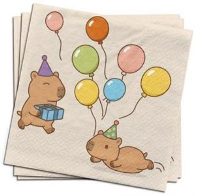 Opakowanie Serwetki papierowe Kapibara 20szt