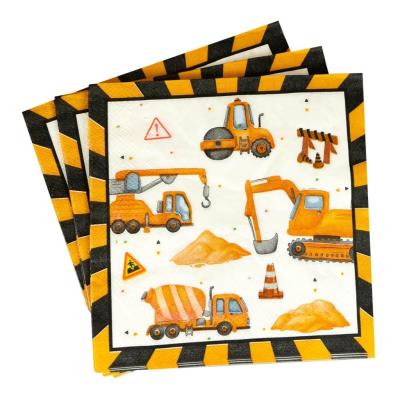 Serwetki papierowe plac budowy 20szt. Wydawca: ARPEX. SmakLiter.pl Opakowanie Serwetki papierowe plac budowy 20szt