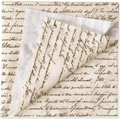 Opakowanie Serwetki Pismo Scrittura 33x33cm 20szt