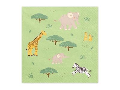 Opakowanie Serwetki Safari 33x33cm 12szt