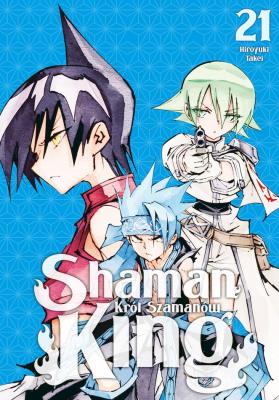 Shaman King. Tom 21. Autor: Hiroyuki Takei. SmakLiter.pl Okładka książki Shaman King. Tom 21