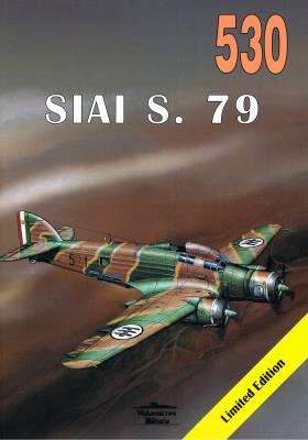 SIAI S. 79 'SPARVIERO'. Autor: Janusz Ledwoch. SmakLiter.pl Okładka książki SIAI S. 79 'SPARVIERO'