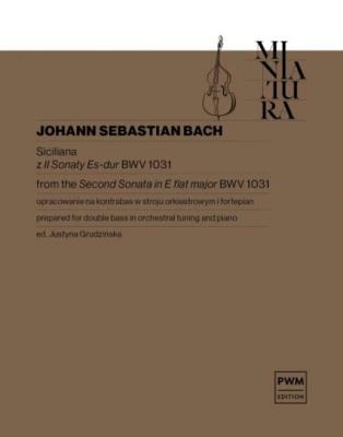 Okładka książki Siciliana z II Sonaty Es-dur BWV 1031