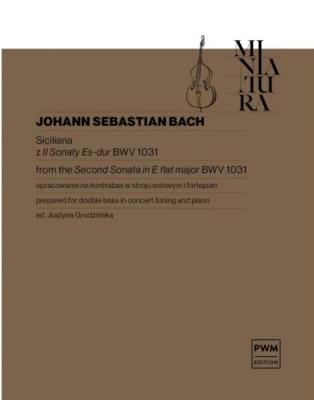 Okładka książki Siciliana z II Sonaty Es-dur BWV 1031