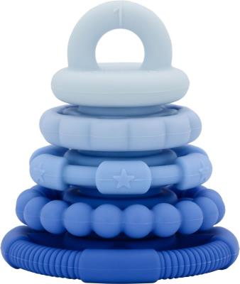 Opakowanie Silikonowa piramida - 5 gryzaków niebieskich