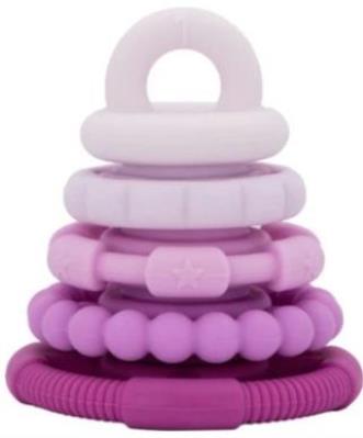 Opakowanie Silikonowa piramida - 5 gryzaków różowych