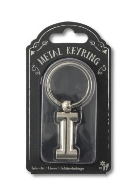 Opakowanie Silver Letter Keyring - brelok do kluczy litera I