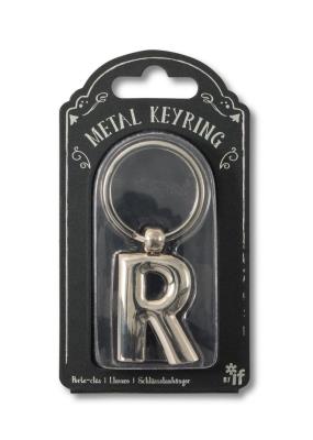 Opakowanie Silver Letter Keyring - brelok do kluczy litera R