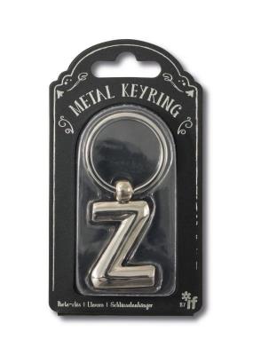 Opakowanie Silver Letter Keyring - brelok do kluczy litera Z
