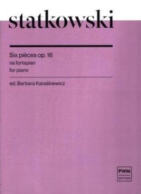 Okładka książki Six pieces op.16 na fortepian
