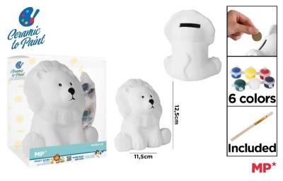 Opakowanie Skarbonka ceramiczna do malowania lew