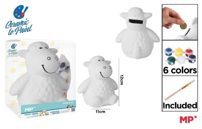 Opakowanie Skarbonka ceramiczna do malowania owieczka