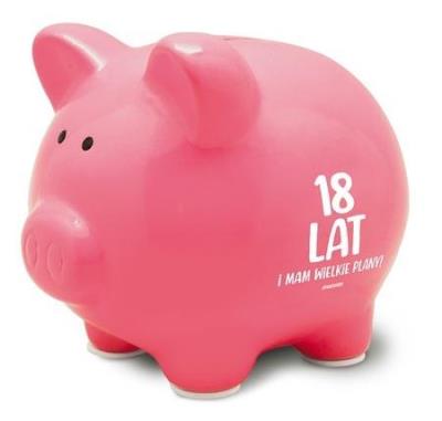 Opakowanie Skarbonka Pastel-18-stka dziewczyna