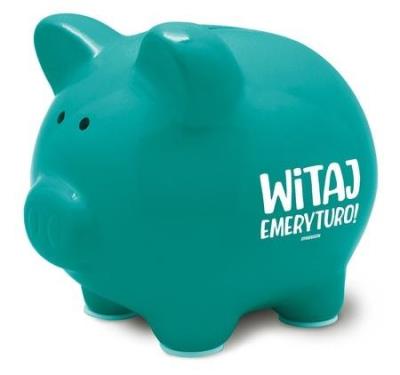 Opakowanie Skarbonka Pastel-Witaj emeryturo