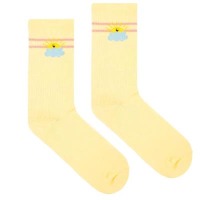 Opakowanie Skarpetki bawełna org. sportowe słońce żółte 36-41