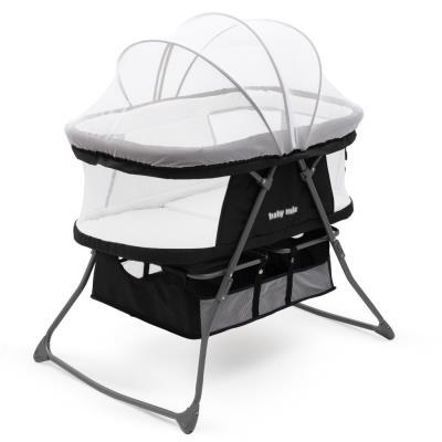 Opakowanie Składane łóżeczko-kołyska DreamyNest czarne