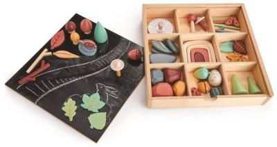 Opakowanie Skrzynka kreatywna drewniana - Leśne skarby