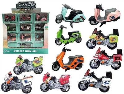 Opakowanie Skuter metalowy 1:64 MIX