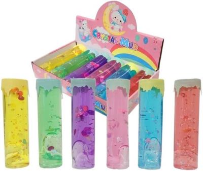 Opakowanie Slime jednokolorowy przeźroczysty z konfetti MIX