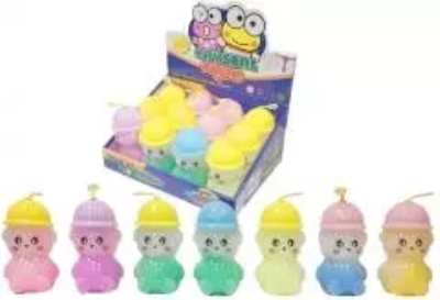 Slime kolorowy w butelce w kształcie misia MIX. Wydawca: Merkpol. SmakLiter.pl Opakowanie Slime kolorowy w butelce w kształcie misia MIX