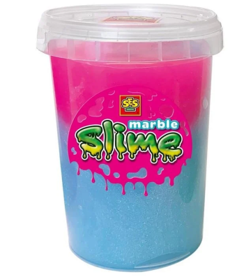 Slime marmur niebieski/róż 200g. Wydawca: SES. SmakLiter.pl Opakowanie Slime marmur niebieski/róż 200g
