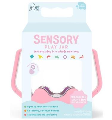 Opakowanie Słoik sensoryczny do napełnienia wodą różowy