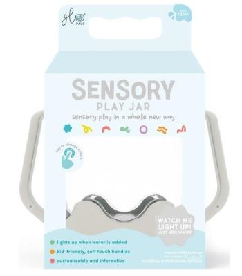 Opakowanie Słoik sensoryczny do napełnienia wodą szary