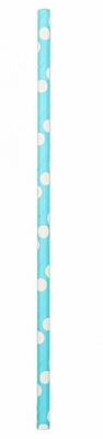 Opakowanie Słomki niebieskie 19,5cm 12szt PARTY GO
