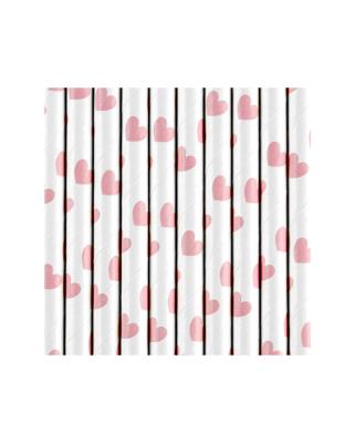 Słomki papierowe j. róż 19,5cm 10szt. Wydawca: PartyDeco. SmakLiter.pl Opakowanie Słomki papierowe j. róż 19,5cm 10szt