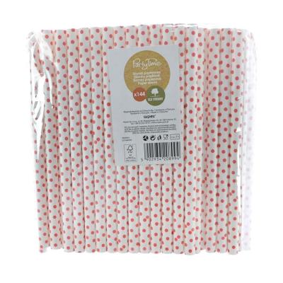 Słomki papierowe jumbo 10mm czerwone 144szt. Wydawca: ARPEX. SmakLiter.pl Opakowanie Słomki papierowe jumbo 10mm czerwone 144szt