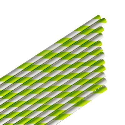 Słomki papierowe paski limonkowe 144szt. Wydawca: ARPEX. SmakLiter.pl Opakowanie Słomki papierowe paski limonkowe 144szt