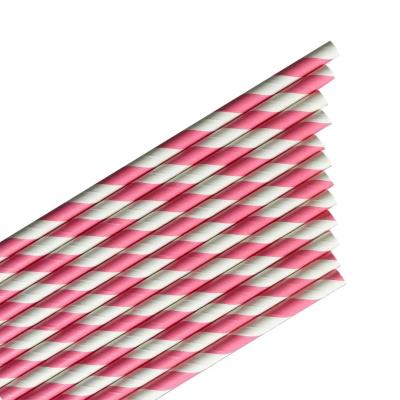 Słomki papierowe paski różowe 144szt. Wydawca: ARPEX. SmakLiter.pl Opakowanie Słomki papierowe paski różowe 144szt