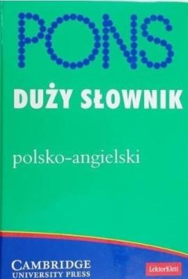 Okładka książki Słownik duży angielsko-polski PONS