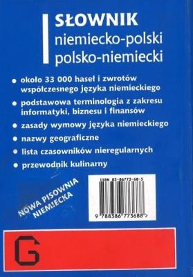 Okładka książki Słownik nowy niemiecko-polski polsko-niemiecki