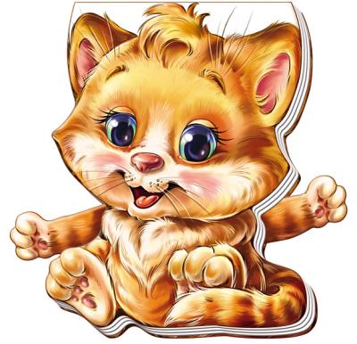 Okładka książki Śmieszne łapki. Kotek w.ukraińska