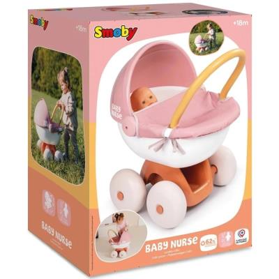 Smoby Baby Nurse Wózek z daszkiem. Wydawca: Smoby. SmakLiter.pl Opakowanie Smoby Baby Nurse Wózek z daszkiem