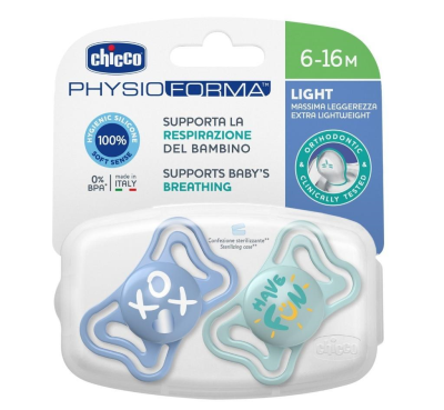 Opakowanie Smoczek uspokajający PhysioForma Light nieb 6-16m