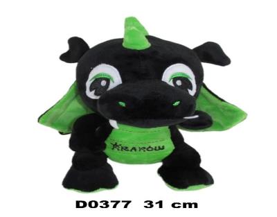 Opakowanie Smok ''Kraków'' czarny zielony 31cm