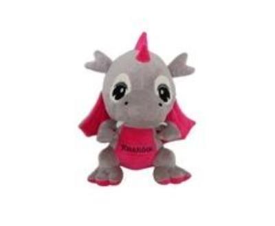 Opakowanie Smok ''Kraków'' szary różowy 15cm