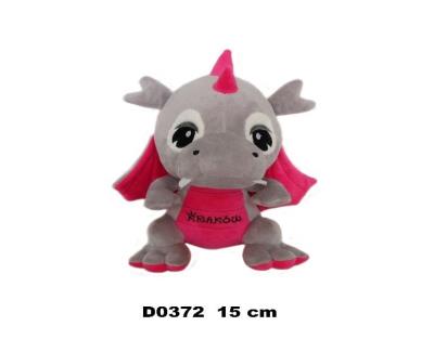 Opakowanie Smok ''Kraków'' szary różowy 15cm