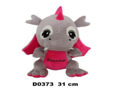 Opakowanie Smok ''Kraków'' szary różowy 31cm