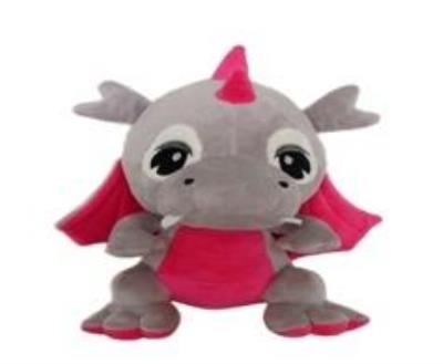 Opakowanie Smok szary różowy 15cm