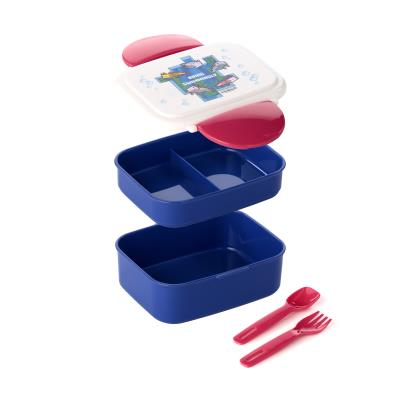 Śniadaniówka ze sztućcami Minecraft Axolotl LBOX114. Wydawca: PUCKATOR EUROPEAN DISTRIBUTION CENTRE. SmakLiter.pl Opakowanie Śniadaniówka ze sztućcami Minecraft Axolotl LBOX114