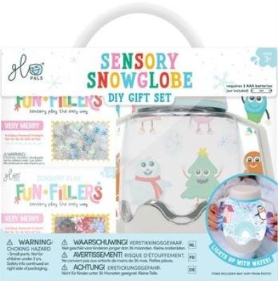 Opakowanie Śnieżny Zestaw sensoryczny DIY świecący słoik