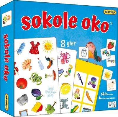 Sokole oko. Wydawca: Adamigo. SmakLiter.pl Opakowanie Sokole oko